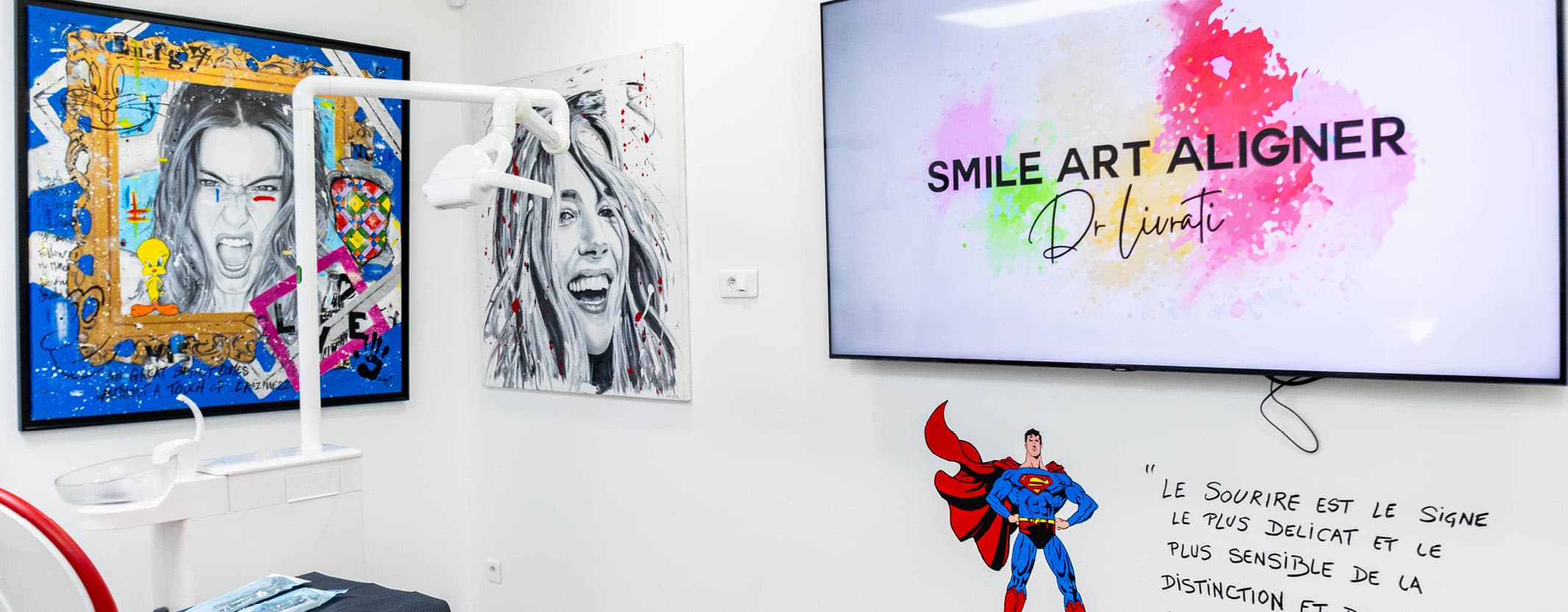 Galerie d'art dentaire — cabinet Smile Art Aligner